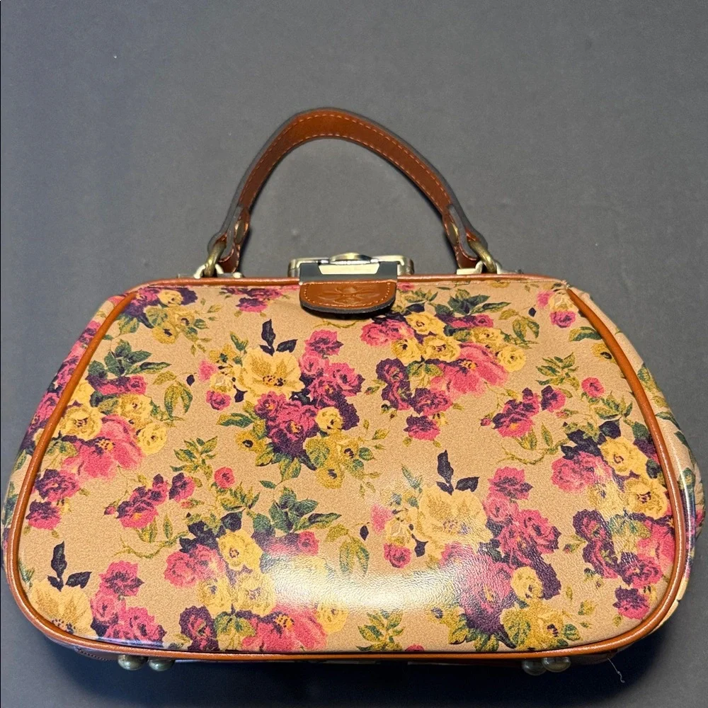 Patricia Nash Multicolor Floral Clutch Doctor’s Bag - Picture 2 of 6